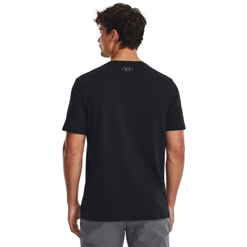 Męski t-shirt z nadrukiem Under Armour UA Big Logo Fill - czarny