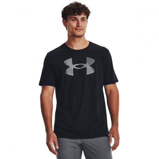 Obrazek dla: UNDER ARMOUR Męski tshirt z nadrukiem Under Armour UA Big Logo Fill  czarny Czarny