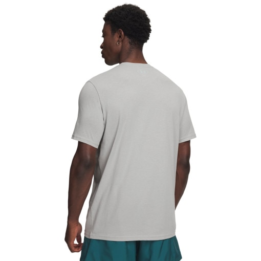 Męski t-shirt z nadrukiem Under Armour UA Gl Foundation Update SS - szary