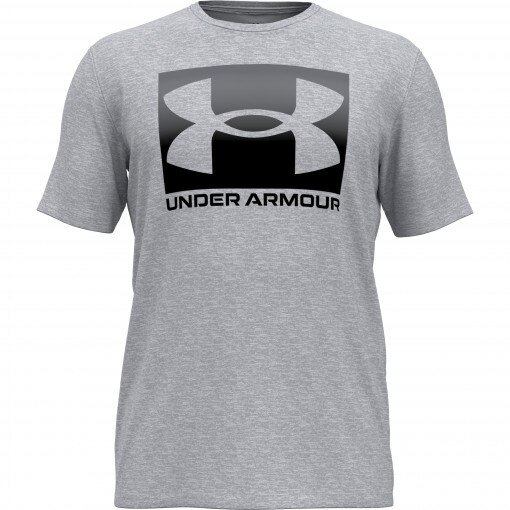 UNDER ARMOUR Męski tshirt z nadrukiem Under Armour UA M Boxed Sports Updated Ss  szary Szary