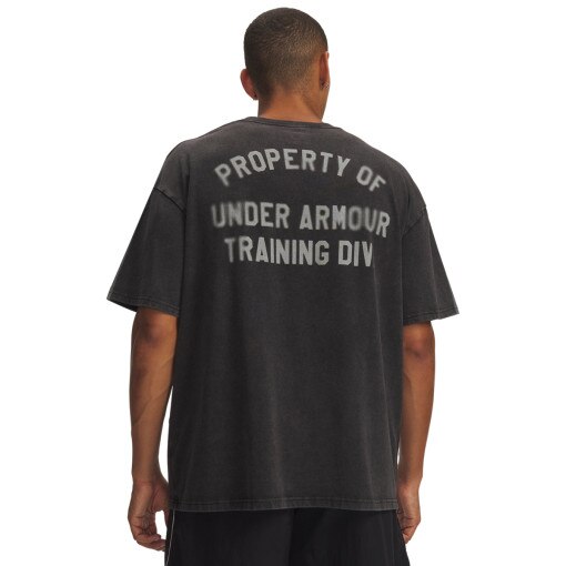 Męski t-shirt z nadrukiem Under Armour UA M HWT PROPERTY OF UA SS - czarny