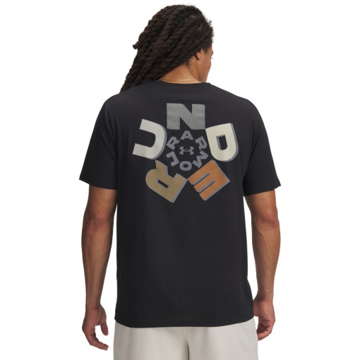 Męski t-shirt z nadrukiem Under Armour UA M Radial WM SS - czarny