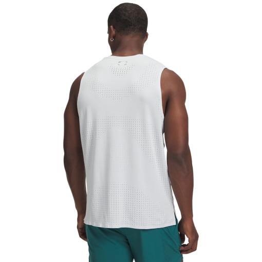 Męski top treningowy Under Armour UA Halo Vent SL - szary 