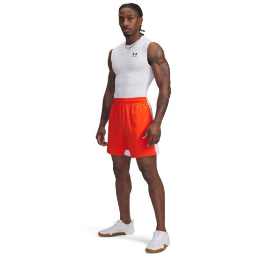 UNDER ARMOUR Męski top treningowy Under Armour UA HG Armour Comp SL biały Biały