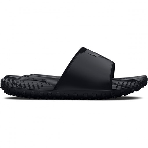 UNDER ARMOUR Męskie klapki Under Armour UA Project Rock 3 SL  czarne Czarny