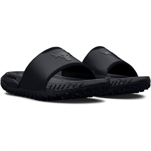 Męskie klapki Under Armour UA Project Rock 3 SL - czarne