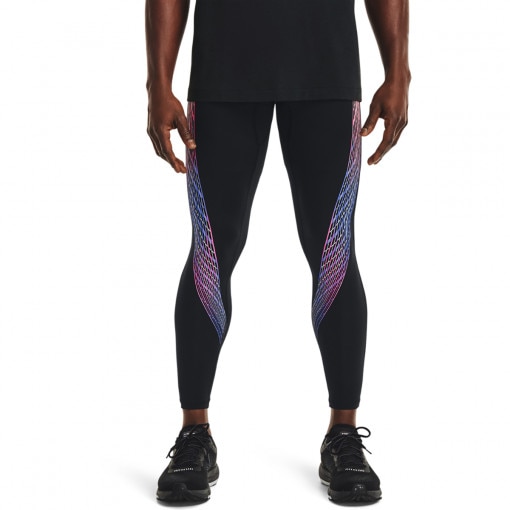Męskie legginsy do biegania UNDER ARMOUR UA RUSH Stamina Tight - czarne