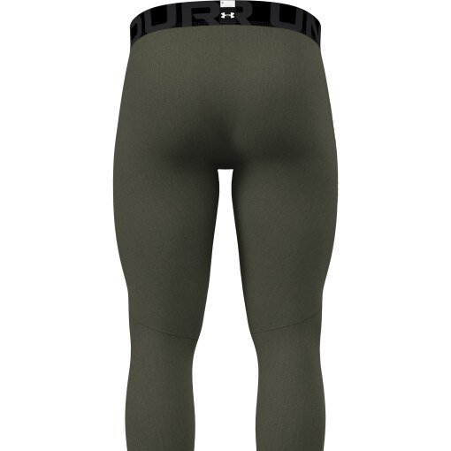 Męskie legginsy treningowe Under Armour UA Heat Gear Armour 3/4 Legging - zielone