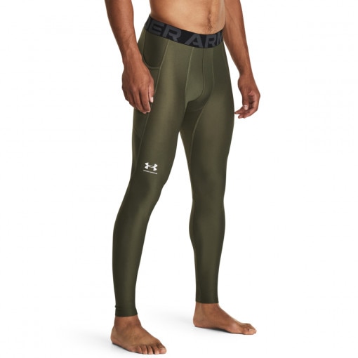 Męskie legginsy treningowe UNDER ARMOUR UA HG Armour Leggings - zielone