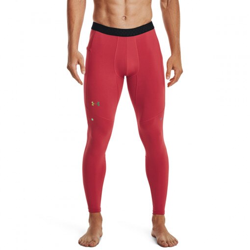 Obrazek dla: UNDER ARMOUR Męskie legginsy treningowe Under Armour UA SmartForm Rush Legging  czerwone Czerwony
