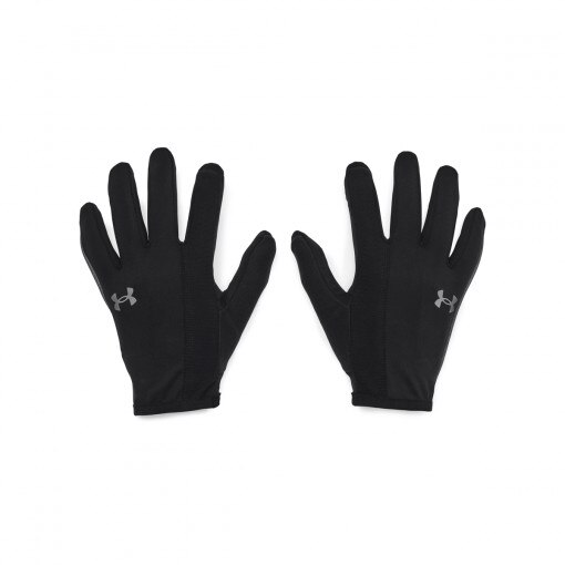 UNDER ARMOUR Męskie rękawiczki do biegania UNDER ARMOUR UA Storm Run Liner  czarne Czarny