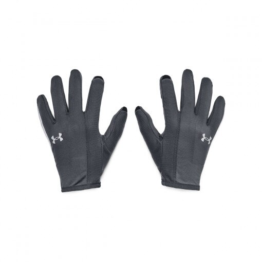 Obrazek dla: UNDER ARMOUR Męskie rękawiczki do biegania UNDER ARMOUR UA Storm Run Liner szare Szary