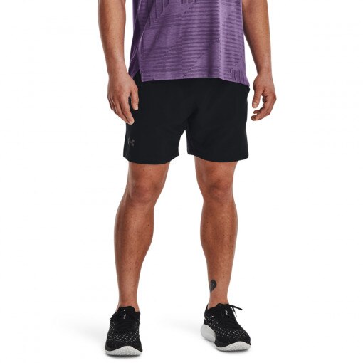 Męskie spodenki do biegania Under Armour LAUNCH ELITE 2in1 7''- czarne