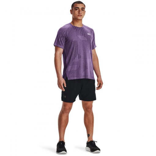 UNDER ARMOUR Męskie spodenki do biegania Under Armour LAUNCH ELITE 2in1 7'' czarne Czarny