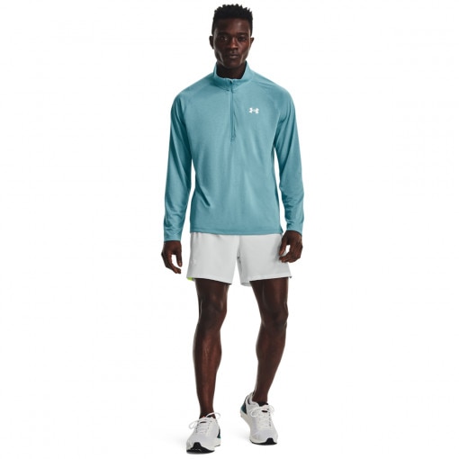 UNDER ARMOUR Męskie spodenki do biegania Under Armour LAUNCH ELITE 5'' SHORT  białe Biały