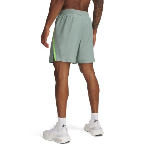 Męskie spodenki do biegania Under Armour UA Launch 7'' Short - zielone