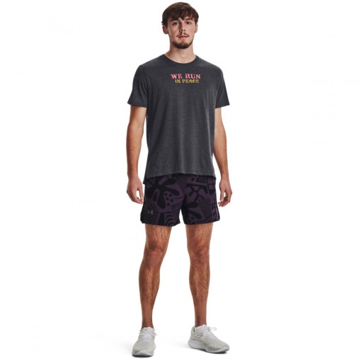 UNDER ARMOUR Męskie spodenki do biegania Under Armour UA Run In Peace Shorts  czarne Czarny