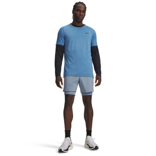 Obrazek dla: UNDER ARMOUR Męskie spodenki do biegania Under Armour UA Velociti Pro 2in1 Short  niebieskie Niebieski