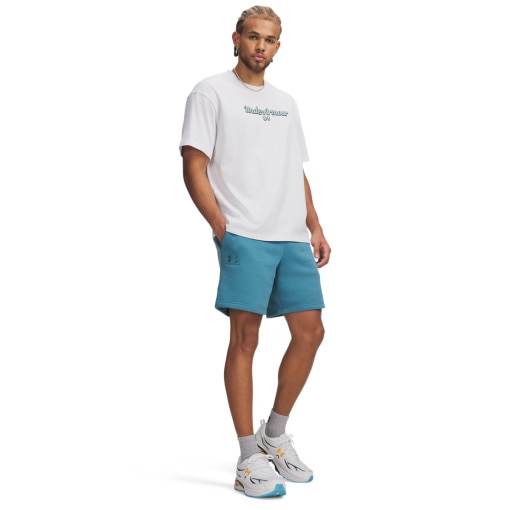  UNDER ARMOUR Męskie spodenki dresowe Under Armour UA Icon Fleece Short  niebieskie Niebieski