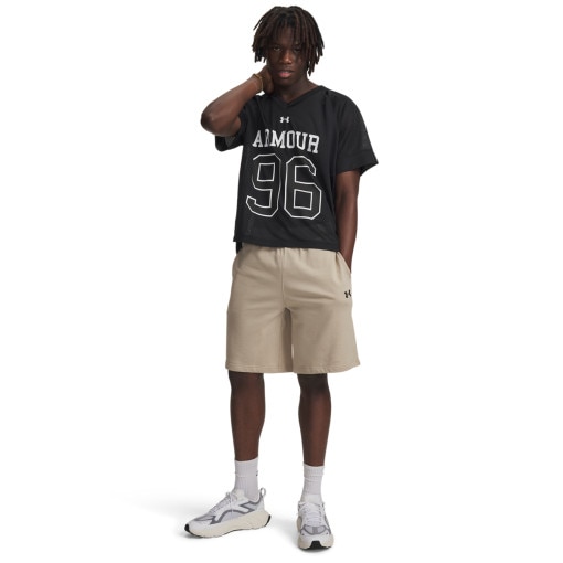  UNDER ARMOUR Męskie spodenki dresowe Under Armour UA Rival LW Shorts  beżowe Beżowy