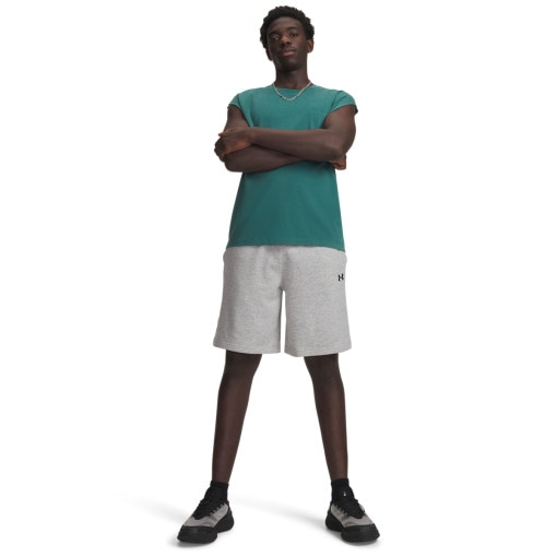  UNDER ARMOUR Męskie spodenki dresowe Under Armour UA Rival LW Shorts  szare Szary