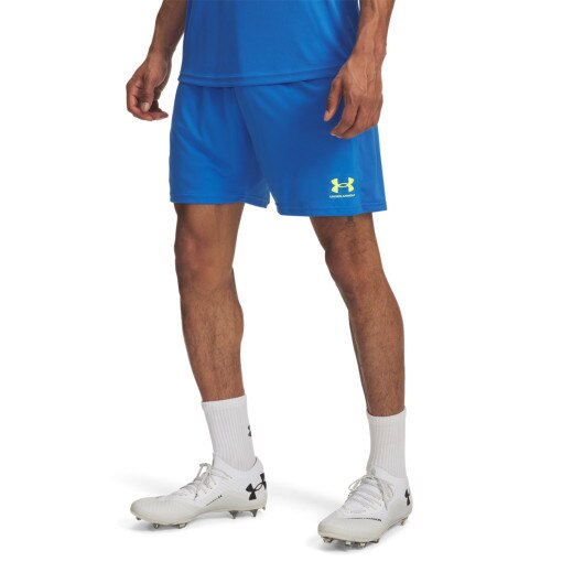 Męskie spodenki treningowe Under Armour UA M's Challenger Knit Short - niebieskie