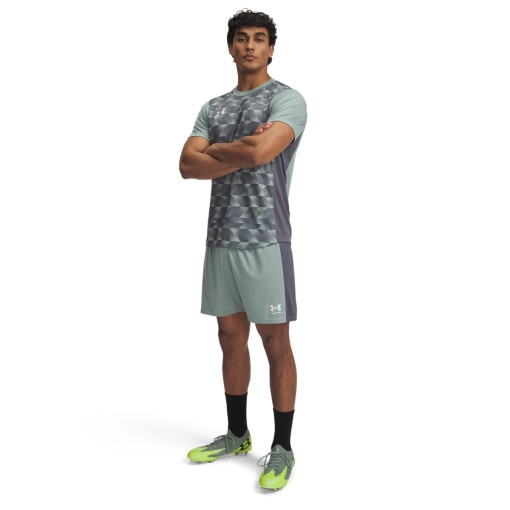 UNDER ARMOUR Męskie spodenki treningowe Under Armour UA M's Challenger Knit Short  zielone Zielony