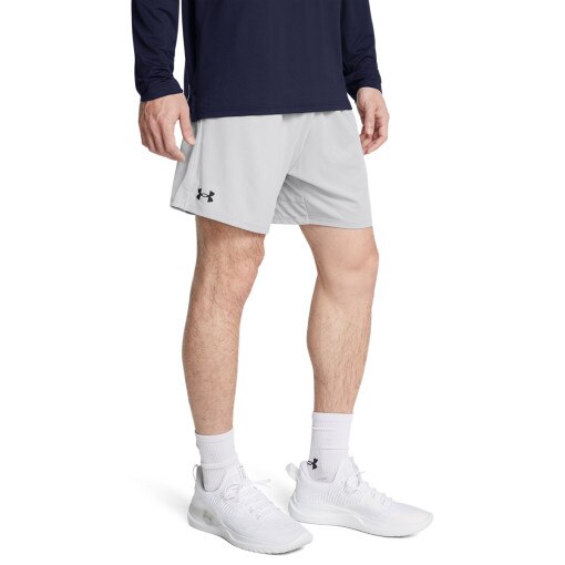 Męskie spodenki treningowe Under Armour UA Tech Vent 18 cm - białe