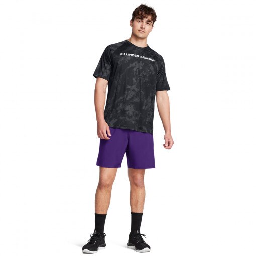 UNDER ARMOUR Męskie spodenki treningowe Under Armour UA Tech Woven Wordmark Short  fioletowe Fioletowy