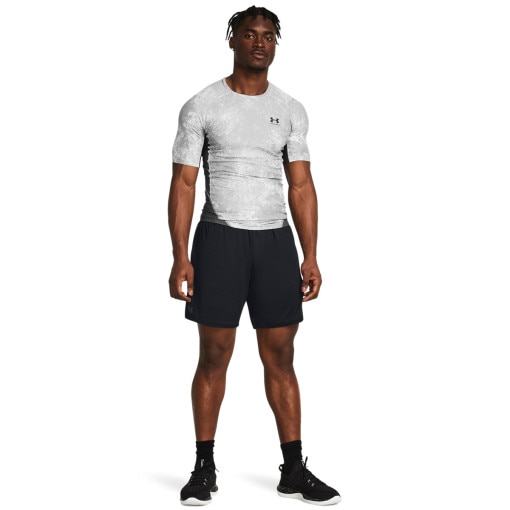 UNDER ARMOUR Męskie spodenki treningowe Under Armour UA Tech™ Vent 18 cm  czarne Czarny