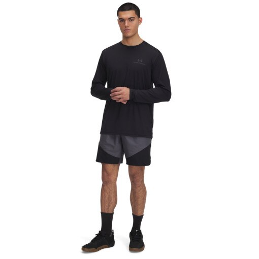 UNDER ARMOUR Męskie spodenki treningowe Under Armour UA Vanish Elite Hybrid Short  szare  Szary