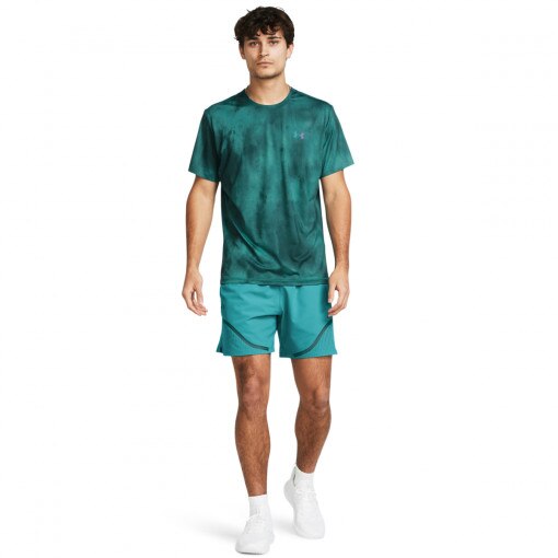 UNDER ARMOUR Męskie spodenki treningowe Under Armour UA Vanish Woven 6in Grph Sts  turkusowe Turkusowy