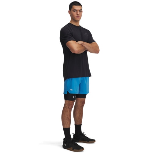 UNDER ARMOUR Męskie spodenki treningowe Under Armour UA Vanish Woven 6in Shorts  niebieskie Niebieski