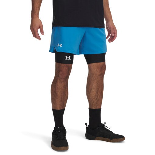 Męskie spodenki treningowe Under Armour UA Vanish Woven 6in Shorts - niebieskie