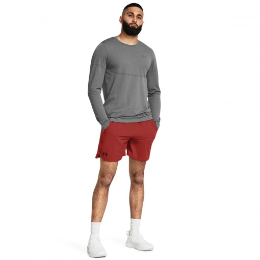 UNDER ARMOUR Męskie spodenki treningowe Under Armour UA Vanish Woven 6in Shorts  czerwone Czerwony