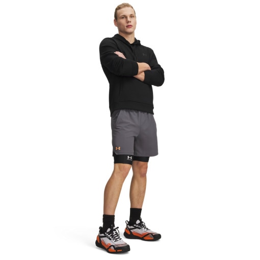  UNDER ARMOUR Męskie spodenki treningowe Under Armour UA Vanish Woven 6in Shorts  szare Szary
