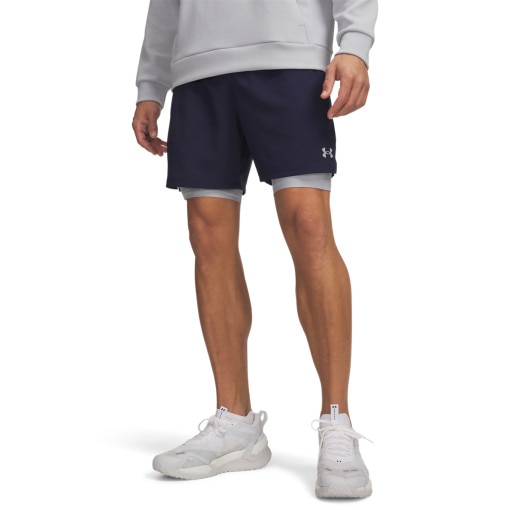 Męskie spodenki treningowe Under Armour UA Vanish Woven Short 2.0 6in - granatowe