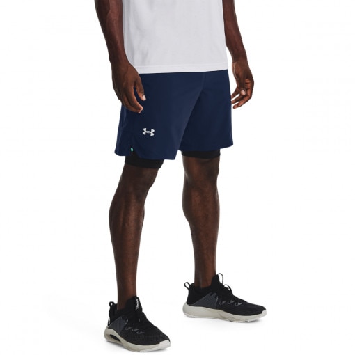 Męskie spodenki treningowe Under Armour UA Vanish Woven 8in Shorts - granatowe