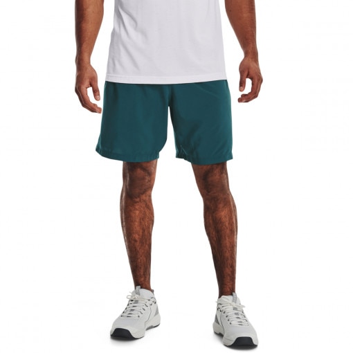 Męskie spodenki treningowe UNDER ARMOUR UA Woven Graphic Shorts - morskie