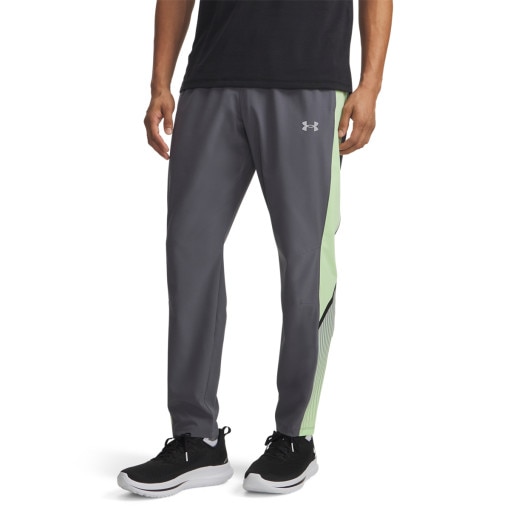 Męskie spodnie do biegania Under Armour UA Velociti Storm Pant - szare