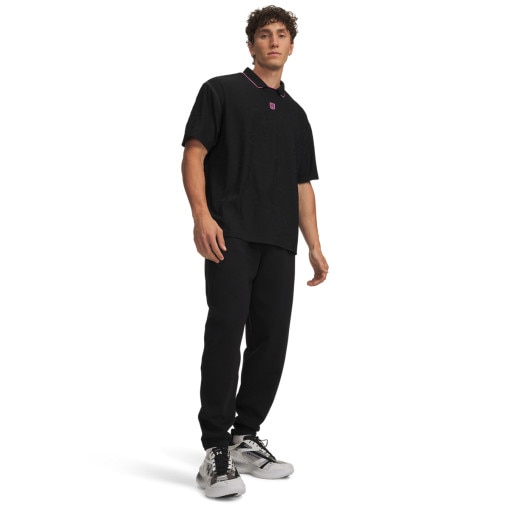 Obrazek dla: UNDER ARMOUR Męskie spodnie dresowe joggery Under Armour UA Unstoppable Flc Joggers  czarne Czarny