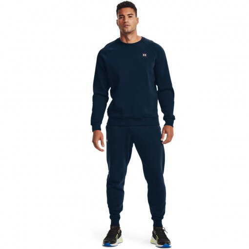 UNDER ARMOUR Męskie spodnie dresowe UNDER ARMOUR Rival Fleece Jogger  granatowe Granatowy