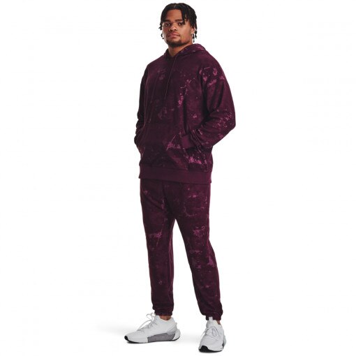 UNDER ARMOUR Męskie spodnie dresowe UNDER ARMOUR UA Journey Terry Joggers  fioletowe Fioletowy