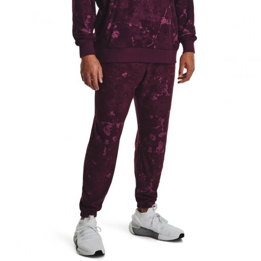 Męskie spodnie dresowe UNDER ARMOUR UA Journey Terry Joggers - fioletowe