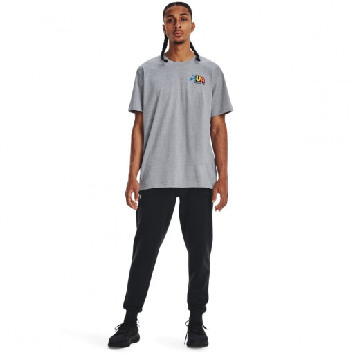 Obrazek dla: UNDER ARMOUR Męskie spodnie dresowe Under Armour UA Rival Fleece Joggers  czarne Czarny