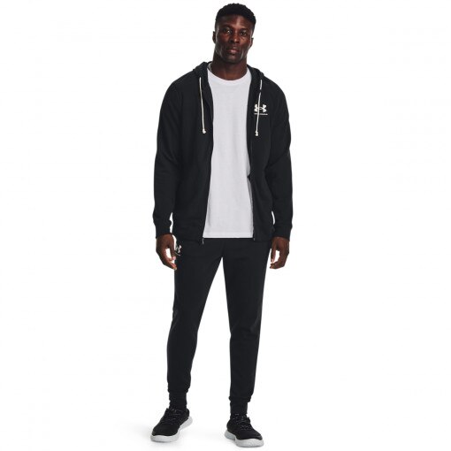 UNDER ARMOUR Męskie spodnie dresowe Under Armour UA Rival Terry Jogger  czarne Czarny