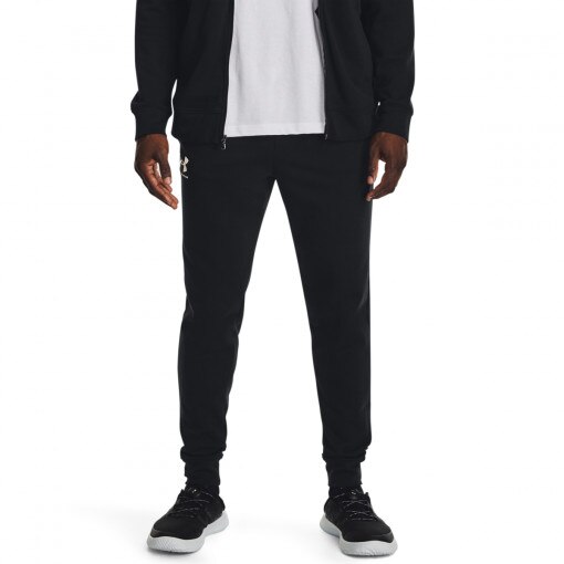 Męskie spodnie dresowe Under Armour UA Rival Terry Jogger - czarne