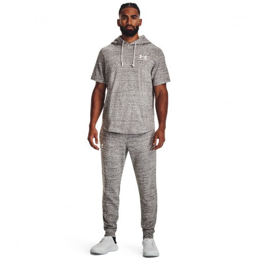 UNDER ARMOUR Męskie spodnie dresowe Under Armour UA Rival Terry Jogger  szare Szary melanż