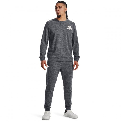 UNDER ARMOUR Męskie spodnie dresowe Under Armour UA Rival Terry Jogger  szare Szary melanż