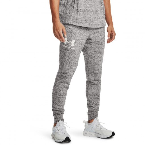 Męskie spodnie dresowe UNDER ARMOUR UA RIVAL TERRY JOGGER - szare